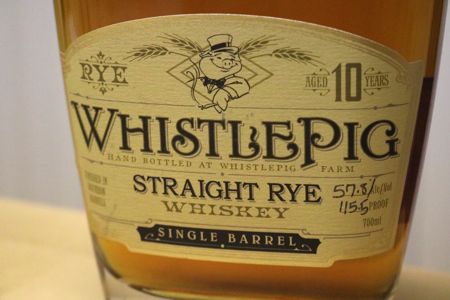 You are currently viewing WhistlePig Straight Rye Whiskey Single Barrel Select Review (115.5 Proof)
