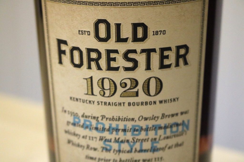 Read more about the article Old Forester 1920 Prohibition Style Bourbon Review