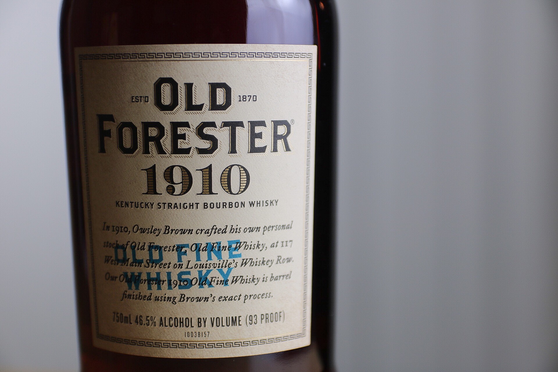 You are currently viewing Old Forester 1910 Old Fine Whisky Review